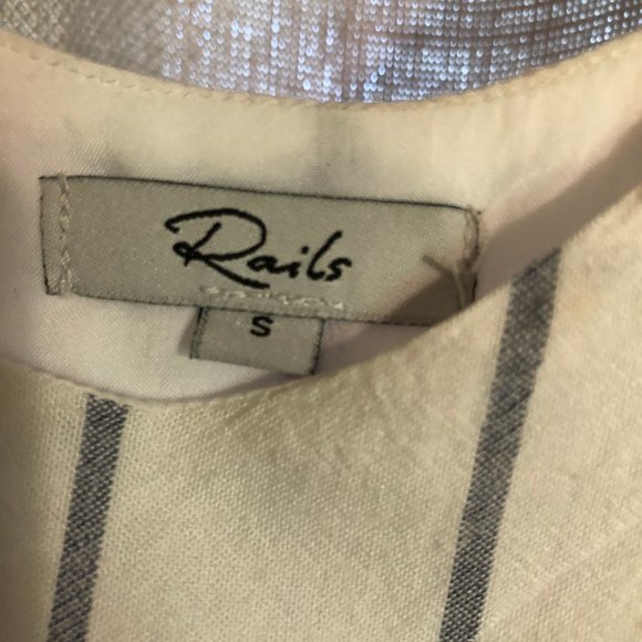 RAILS Positano striped sundress with tie shoulder S - Picture 4 of 5